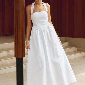Elegant White Maxi Dress